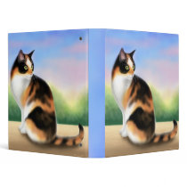 Calico Cat at Sunset Avery Binder