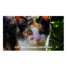 Calico Cat Business Card Templates