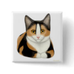 Calico Cat Pin