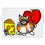 Calico Love Greeting Card