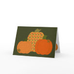 Calico Pumpkin Trio Card