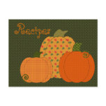 Calico Pumpkin Trio Recipe Card