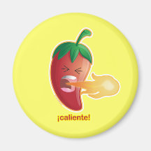 Caliente! Fridge Magnet