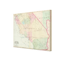 Calif, Nev south Stretched Canvas Prints