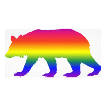 Calif Rainbow Bear Photo Card