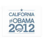 CALIFONIA FOR OBAMA 2012.png Post Cards