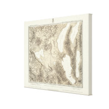California and Nevada 5 Gallery Wrapped Canvas