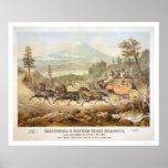 California and Oregon Stage Company posters