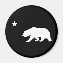 California Bear Fridge Magnets