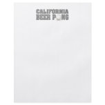 California Beer Pong Flyers