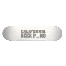 California Beer Pong Skate Deck