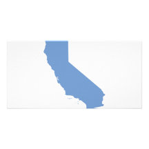 California: Blue State! Personalized Photo Card