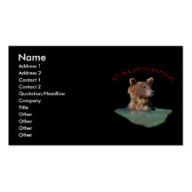 California Business Card Template