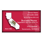 California Business Card Template