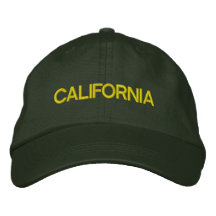California Cap Embroidered Hat