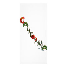 California Chili Peppers Full Color Rack Card