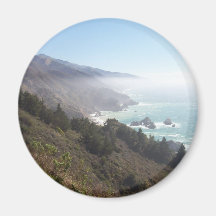 California coastline refrigerator magnet