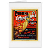 California - Cornucopia of the World Cards