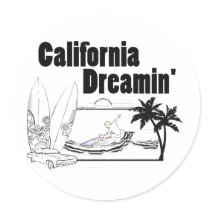 California Dreamin' Sticker