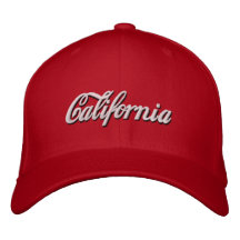 california embroidered hats