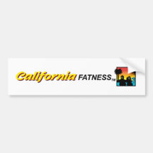 California Fatness Bumper Sticker