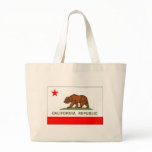 California Flag Canvas Bags