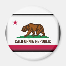 California Flag Fridge Magnets
