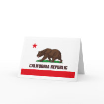 California Flag Greeting Card