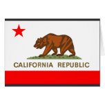California Flag Greeting Card
