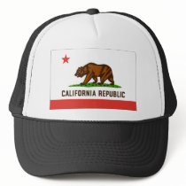 California Flag Mesh Hats