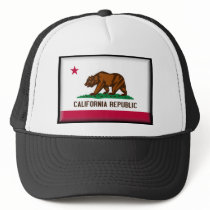 California Flag Trucker Hats
