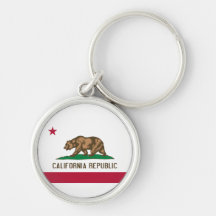 California Flag Key Chains