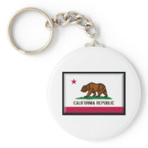 California Flag Keychain