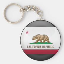 California Flag Keychain