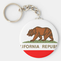 California Flag Keychains