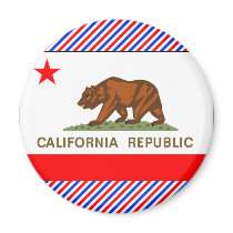 California Flag Refrigerator Magnet