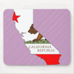California Flag Map Mousepad