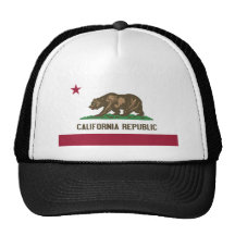 California Flag Mesh Hat