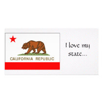 California Flag Picture Card