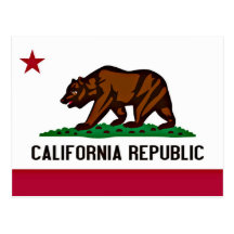 California Flag Post Cards