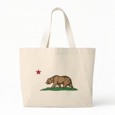 California Flag Theme 01 Canvas Bags by LoveThePlaceYouLive