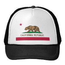 California Flag Trucker Hats
