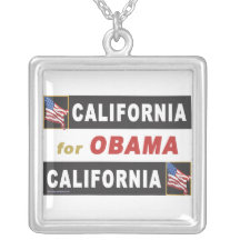 California for Obama Pendants