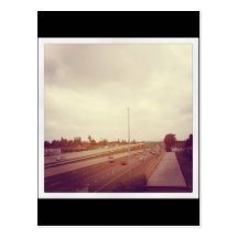 California freeway postcard