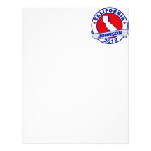 California Gary Johnson Customized Letterhead