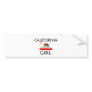 CALIFORNIA GIRL BUMPER STICKERS