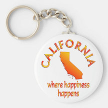CALIFORNIA Happiness Keychains