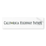California Highway Patrol Bumper Sticker