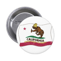 California Knows How to Party Bear buttons