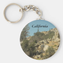 California Landscape Key Chain